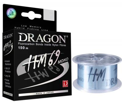 Dragon, Монолеска HM69 Pro, 150м, 0.221мм, 6.05кг, светло-голубая на X-FISHING