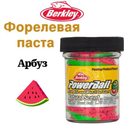 Berkley, Паста форелевая PowerBait Trout Bait Fruits Munchy Melon, 50г на X-FISHING