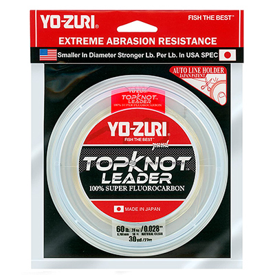 Duel/Yo-zuri, Леска Topknot Ice Fluoro 100% 55Yd, 0.254мм, 6lb на X-FISHING