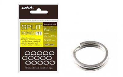 BKK, Кольцо заводное Split Ring-41, №5, 18шт. на X-FISHING