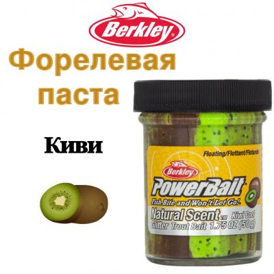 Berkley, Паста форелевая PowerBait Trout Bait Fruits Kiwi Cool, 50г на X-FISHING