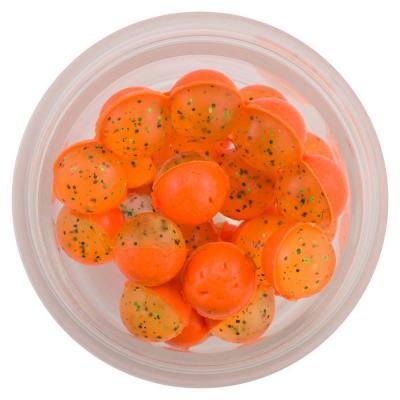 Berkley, Имитация икры Powerbait Power Clear Floating Eggs, Green - Fluo Orange на X-FISHING