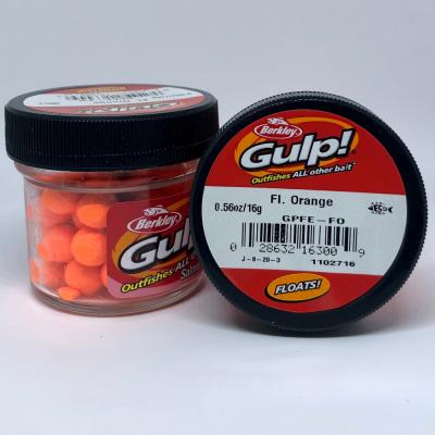 Berkley, Имитация икры Gulp! Salmon Eggs, 16г, Fluorescent Orange на X-FISHING