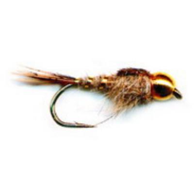 PFG, Мушка Bead Hare's Ear, №12, Natural, 12шт. (B101) на X-FISHING