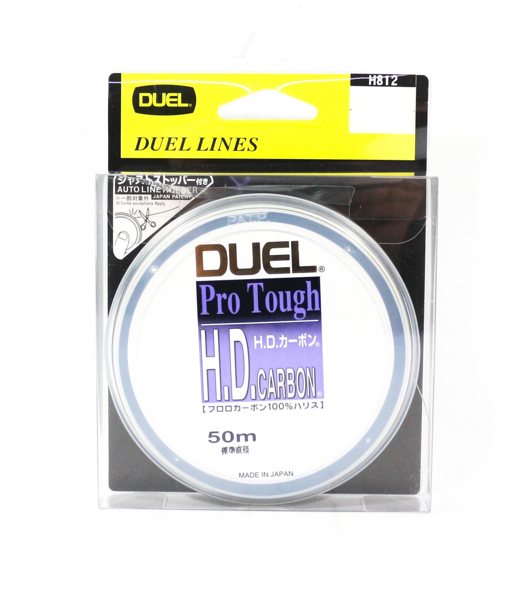 Duel/Yo-zuri, Монолеска HD Carbon Fluorocarbon 100%, 50м, 0.52мм, 10, 16кг,  арт.H853