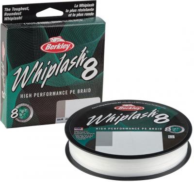 Berkley, Леска плетеная Whiplash8, 150м, 0.18мм, 23.0кг, Crystal на X-FISHING