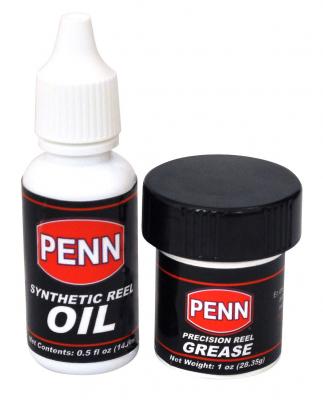 Penn, Смазка для катушек Angler Pack, Oil (14.8мл) и Grease (14.17г) на X-FISHING