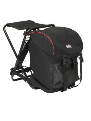 Abu Garcia, Рюкзак-стул Rucksack Basic, 56x38x42см, 20л, Black/Red на X-FISHING