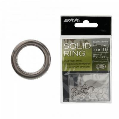 BKK, Кольцо цельное для оснасток Solid Ring-51, №9, 12шт. на X-FISHING