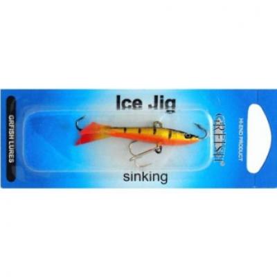 GRFish, Балансир Ice Jig #IJ03, 60мм, 12г, тонущий на X-FISHING