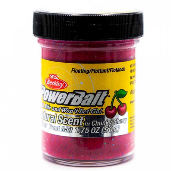 Berkley, Паста форелевая фруктовая Trout Bait Fruits, Chunky Cherry на X-FISHING