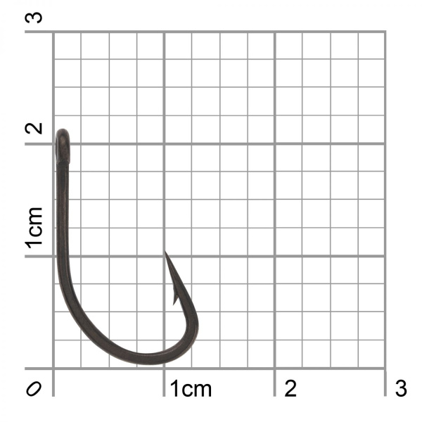 BKK, Крючок одинарный Carp Continental, №4, 10шт. на X-FISHING