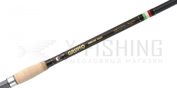 Briscola, Удилище фидерное Grumo GRM394MH, 3.96м, до 112г, 4pc, 56-84-112г на X-FISHING