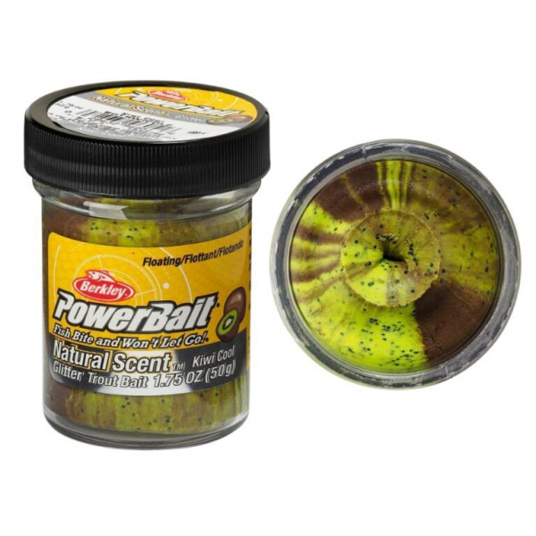 Berkley, Паста форелевая PowerBait Trout Bait Fruits Kiwi Cool, 50г на X-FISHING