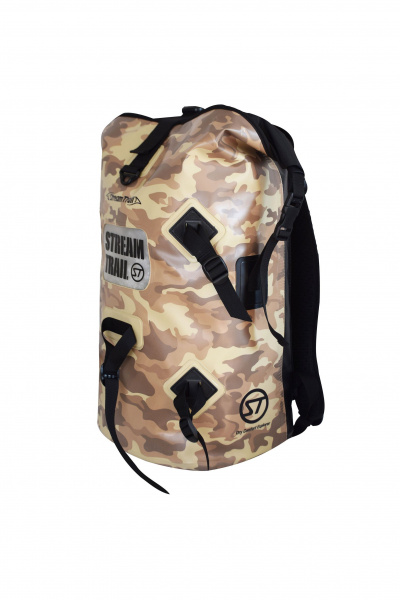 Герморюкзак Stream Trail  Dry Tank Camo Sand 60L на X-FISHING